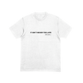 Feather Signature Collection Tee: “It Ain’t Never Too Late”